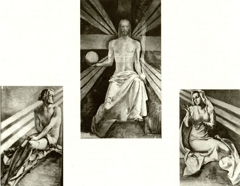 ab 25 Chrystus Król, Matka Boska, Archanioł Michał 1936 37.jpg