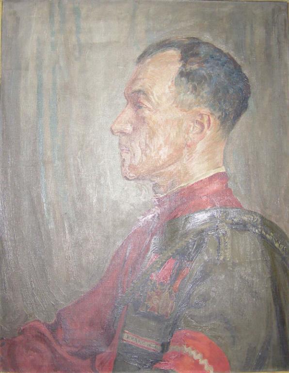 Portret Karola Bunscha w stroju TG Sokół 1947