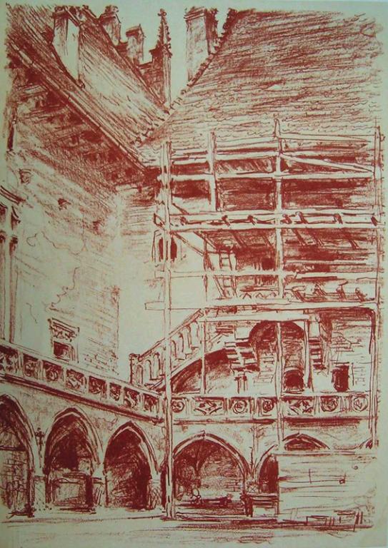 Remont Colegium Novum sepia