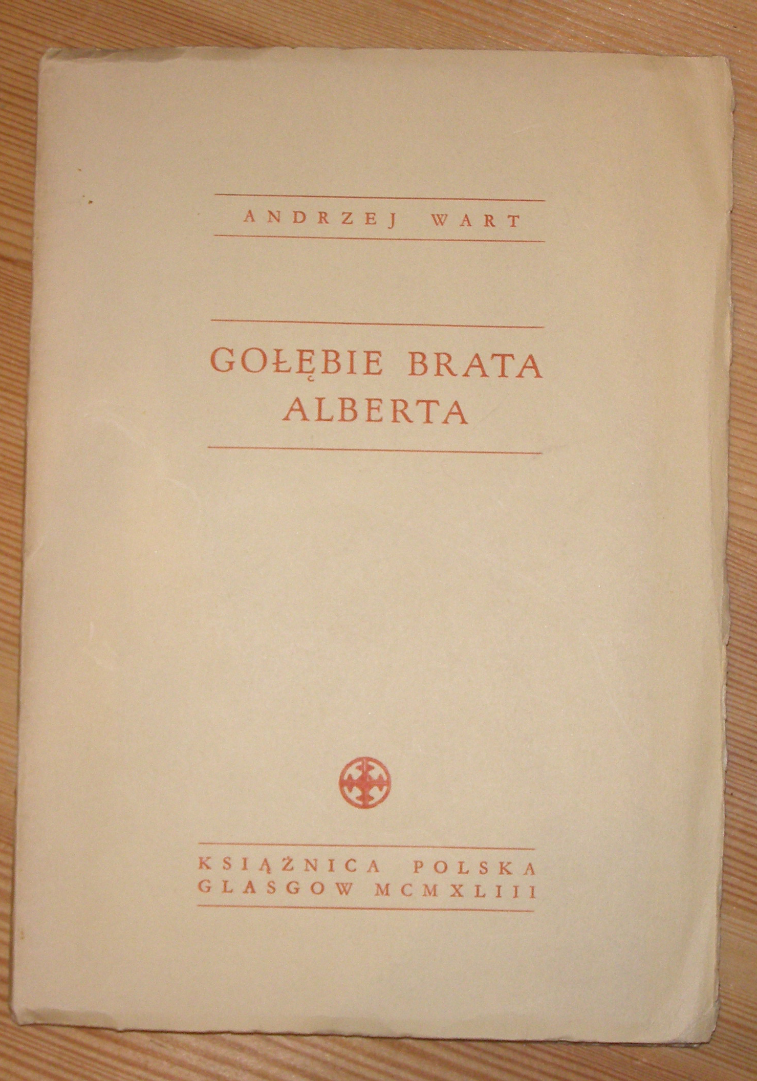 Gołębie Brata Alberta - okładka